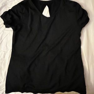 Buffbunny open back shirt.